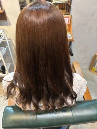 ロング カラー wacca所属・安城/カットモデル 🩷艶カラー🎀もえのヘアスタイル