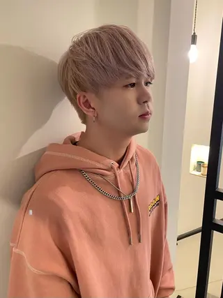 ショート カラー メンズ ニュアンスカラー🫧 加納のヘアスタイル