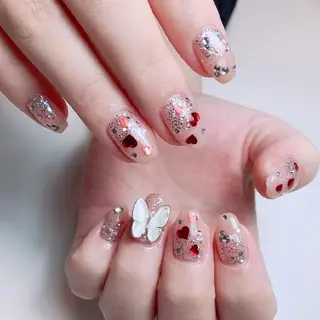 ミディアム ネイル ☺︎山部 志麻☺︎のネイルデザイン