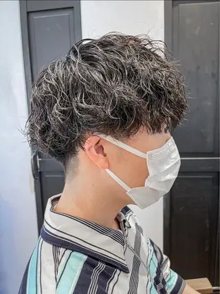 ショート パーマ メンズ amie高崎所属・高崎メンズパーマ 髪質改善TAKEのヘアスタイル