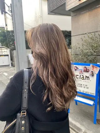 ロング カラー shiho︎🌟/ 髪質改善カラーのヘアスタイル