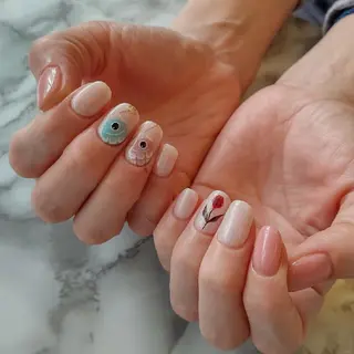 ネイル ジェヌインネイル 河内のネイルデザイン