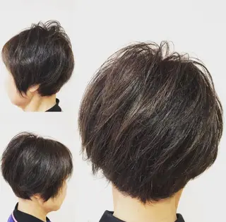 ショート カラー 横田 尚登のヘアスタイル