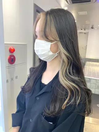 ロング カラー レイヤー/ハイトーン 🧸SENAのヘアスタイル