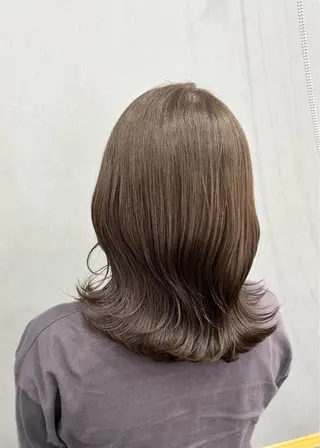 ミディアム カラー ＆tigre 佐藤秀太のヘアスタイル