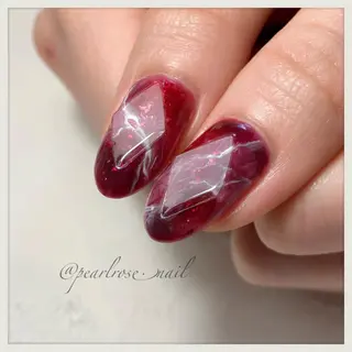 ネイル Beauty salon Ryu・ange所属・PEARL ROSE パールローズのネイルデザイン