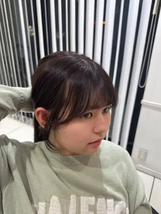 曲がる縮毛/カルマパ ーマ/池袋/横村大全のヘアスタイル