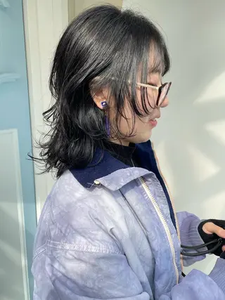 セミロング 🐺高椋 海/ウルフ/レイヤーのヘアスタイル