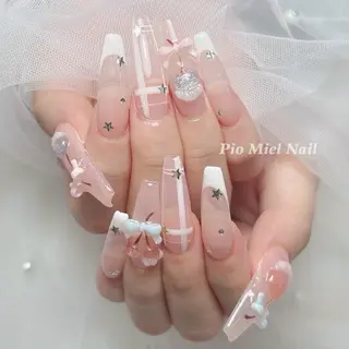 ネイル HANA 長さだしのネイルデザイン