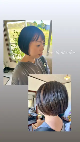 ショート カラー RECORD所属・RECORD sakuraのヘアスタイル