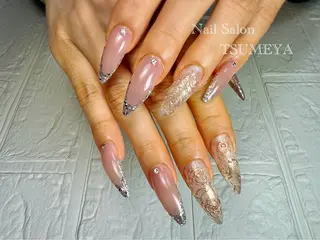 ロング TSUMEYA KONのネイルデザイン