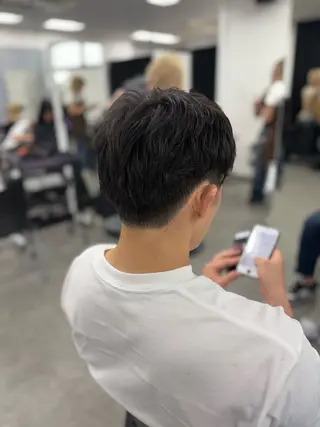 ヘアアレンジ メンズ 韓国メンズヘア 🏹maika🪽のヘアスタイル