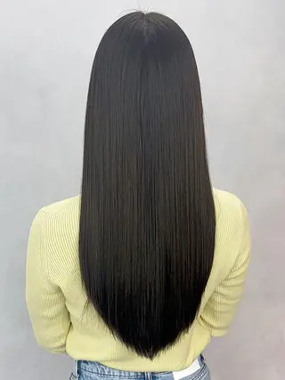 セミロング カラー パーマ ヘアアレンジ ITbyALBUM 下北沢店のヘアスタイル