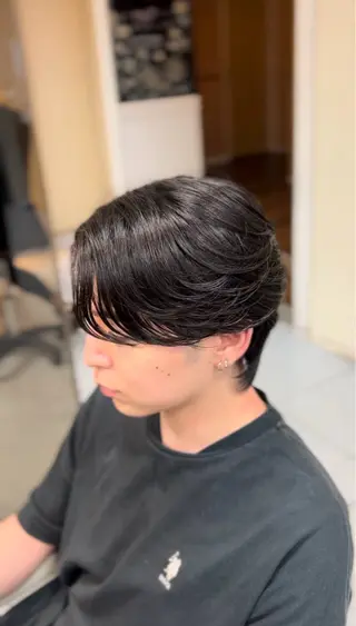 ショート カラー パーマ メンズ 🔮メンズ縮毛矯正 毛流れパーマ💎竹永のヘアスタイル