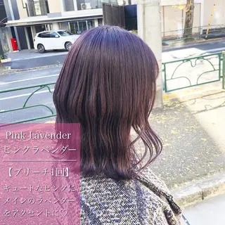 ミディアム カラー 🎀透明感カラー🎀 mikaのヘアスタイル