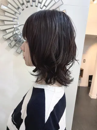 ミディアム おおたけ あゆみのヘアスタイル