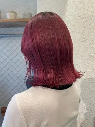 ミディアム カラー SALOWIN下北沢所属・hazuki 🌝のヘアスタイル