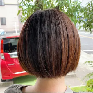 ショート カラー 那須 颯太のヘアスタイル