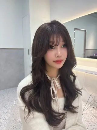 カラー 髪質改善×韓国ヘアサロン Role 博多【ロール】所属・yui🎀ブリーチ なしWカラー／博多のヘアスタイル