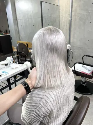 ミディアム 髪質改善/ブリーチ /長山遼太郎のヘアスタイル