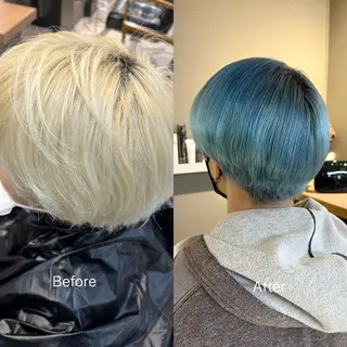 ショート カラー daiki 原宿のヘアスタイル