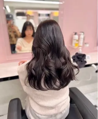 ロング miku/ラベンダー 透明感カラー🪻❤︎のヘアスタイル