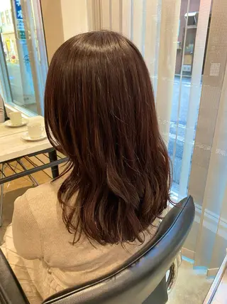 セミロング カラー 増子 祐太朗のヘアスタイル