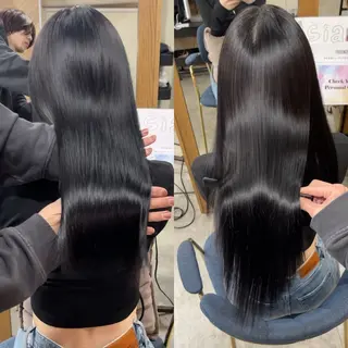 ロング カラー sia所属・縮毛矯正🪞 髪質改善特化谷名勇輝のヘアスタイル