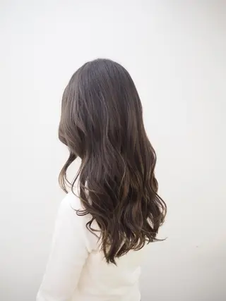 ロング カラー 永岡 鉄平のヘアスタイル
