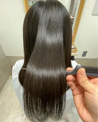 ロング 美髪クリエーター テラダタエコのヘアスタイル