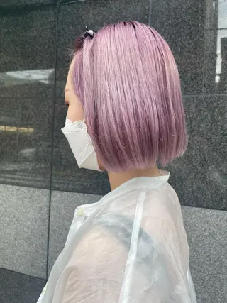 カラー ‪❥ブリーチ💗 MIKUのヘアスタイル