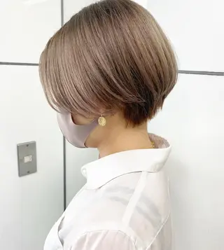 ショート カラー 🧡色落ちまで2度綺 麗なカラー🧡ヨシキのヘアスタイル