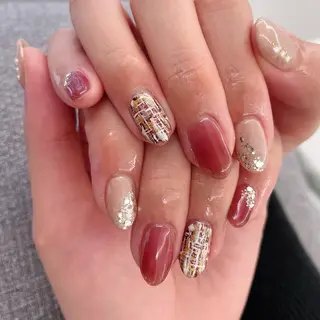 ショート ネイル 酒井 七緒子のネイルデザイン