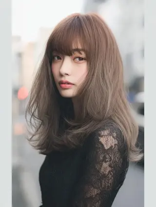 ミディアム 生艶髪＆レイヤー🔔 渋谷お薦めNo.1✨のヘアスタイル