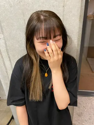 ロング カラー Yahiko ハイトーンのヘアスタイル