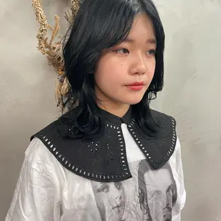 ミディアム カラー RorriM natsuのヘアスタイル