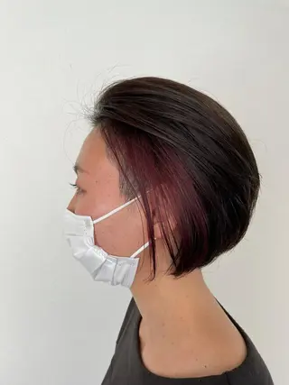 ミディアム 【店長】ショート 似合わせ🦩相羽里美のヘアスタイル