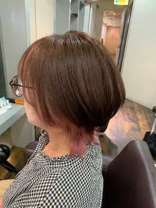 ショート カラー Be-COOL新札幌所属・佐藤 舞のヘアスタイル