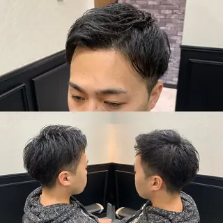 ショート パーマ メンズ 池田達也anyhow /副店長のヘアスタイル