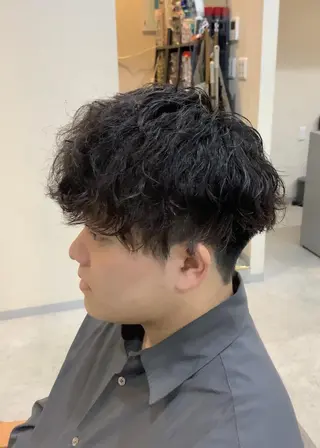 ショート パーマ メンズ クセを最大限に活かす メンズパーマ奈良大祐のヘアスタイル