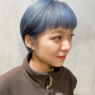 ショート カラー ヤマモト マイのヘアスタイル
