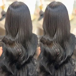 ロング カラー 🐈‍⬛momo🐾 ダブルカラーのヘアスタイル