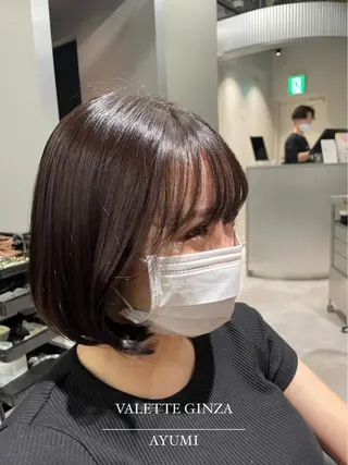 ショート カラー 銀座/韓国ヘア🤍 レイヤーAYUMIのヘアスタイル
