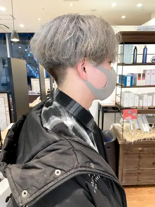 ショート カラー 髪質改善/ブリーチ 田代 龍我のヘアスタイル