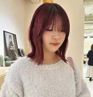 ミディアム 安藤 琢真のヘアスタイル