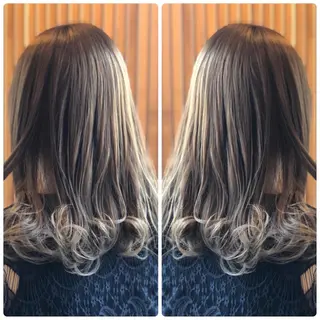 セミロング カラー 小山内 龍一郎 店長のヘアスタイル