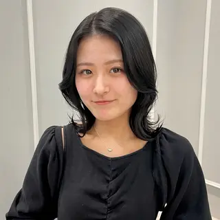 ミディアム カラー 🍎ハイトーンカラー /MANA🍎のヘアスタイル