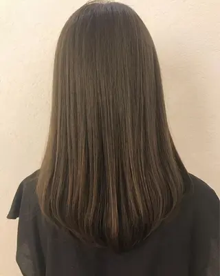 ロング 縮毛矯正×髪質改善 小笠原大樹のヘアスタイル