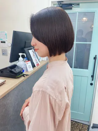 ショート カラー 超ボブ特化船橋駅 徒歩5分/國分雄斗のヘアスタイル