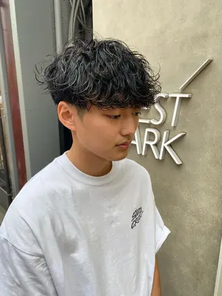 パーマ メンズ 新宿【メンズパーマ】 塩澤太一のヘアスタイル